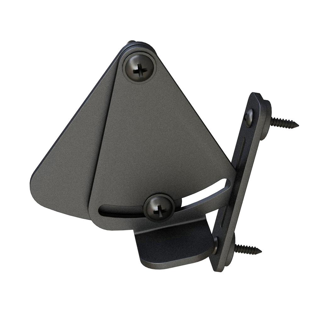 Barn Door Latch Black Frosted Carbon Steel Glossy Decorative Practical Sliding Barn Door Latch for