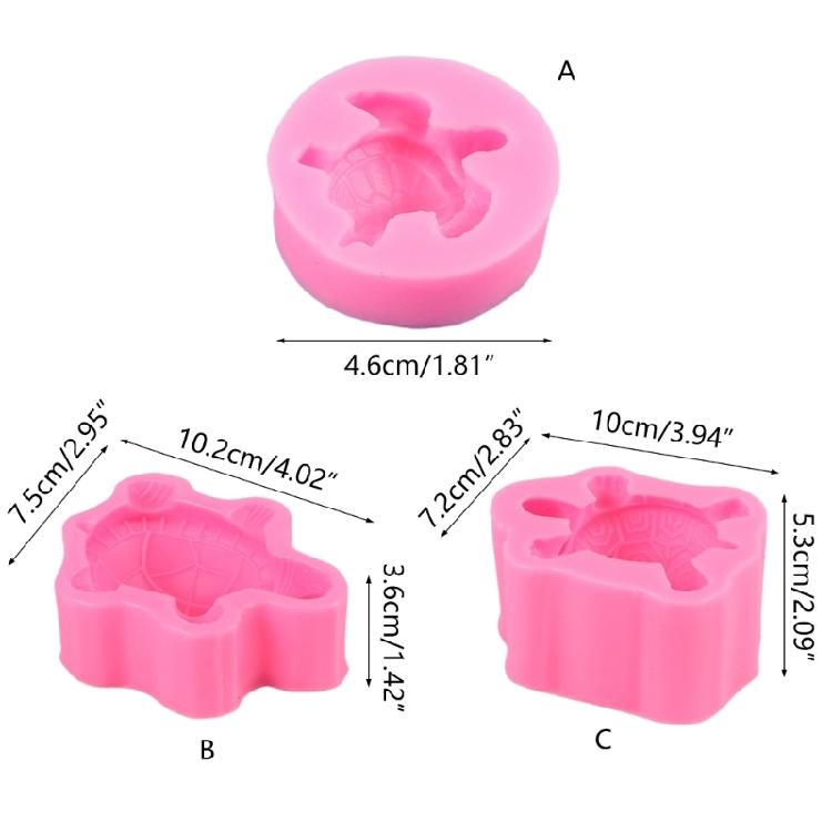 Turtle Shaped Silicone Chocolate Moulds Baking Molds Fondant Mold Cake Decors
