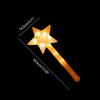 10PCS Flashing Sticks LED Star Stick Glowing Wand Stage Toy Festival Party Light Up Fairy Wand Adult Girls Party Favor