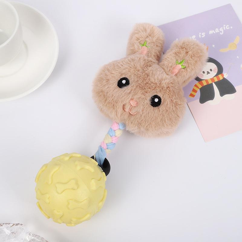 

TPR Rubber Plush Toys Dog Biting & Teething Relief Toys Pet Products