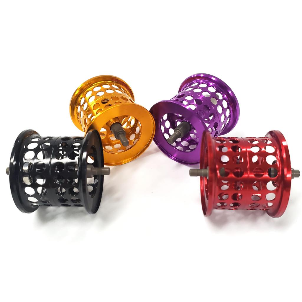 DAIWA DAIWA PR100 PD106 Baitcasting Reel Reel Spool Replacement Spool Ultra Light Shallow Groove Spool Bait Finesse Spool Shallow Spool with Bearing
