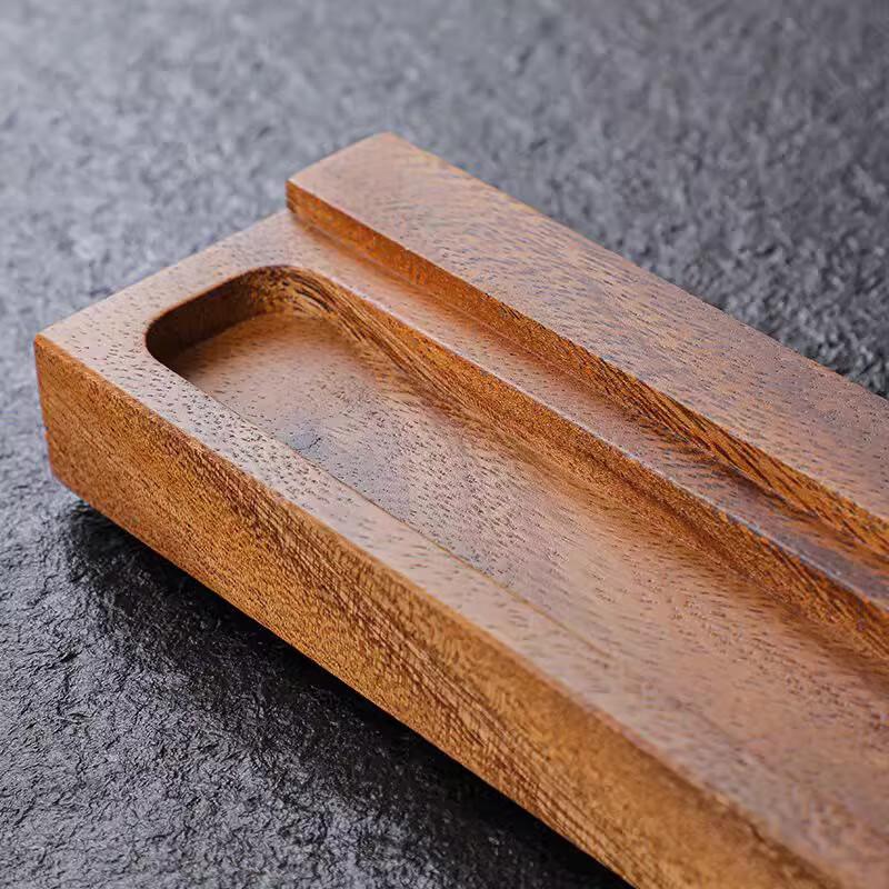 

YIJUKE Walnut Tall Teacup Display & Storage Rack