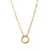 Yori Basic DIY Paperclip Snake Bone Chain Necklace PVD Plated Golden Waterproof Polished High Quality DIY Jewelry