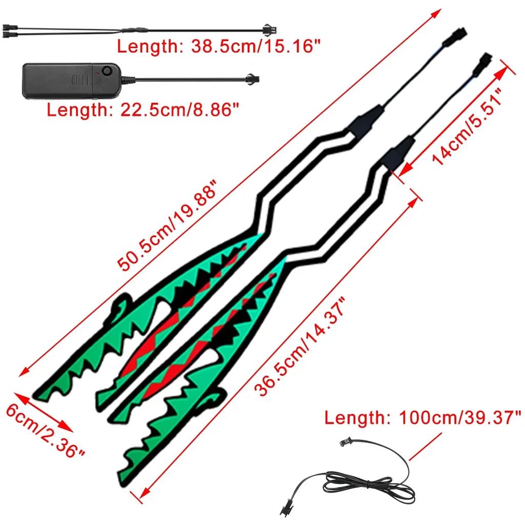 New Motorcycle Helmet Light Riding Signal EL Strip Kit Bar DIY Helmet Led Strip Reflector Cold Light Fil Capacete De Moto part