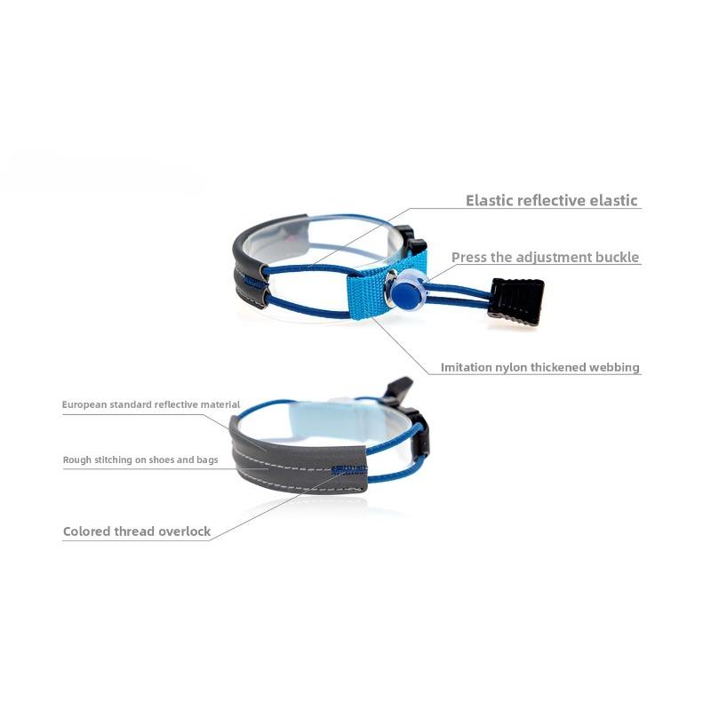 Adjustable Reflective Cycling Pant Cuff Strap High Vis Safety Reflective Band For Night Running Walking Biking Warning Accessory