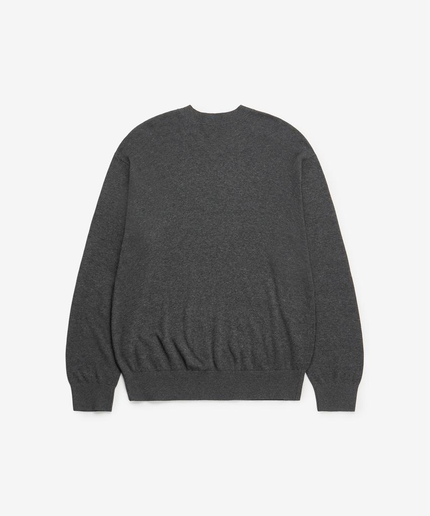 Dei Semi-Crop Cotton V-Neck Knit (3 Colors)
