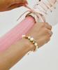 Sundaydiscoclub Cecil Pearl Bracelet Yellow