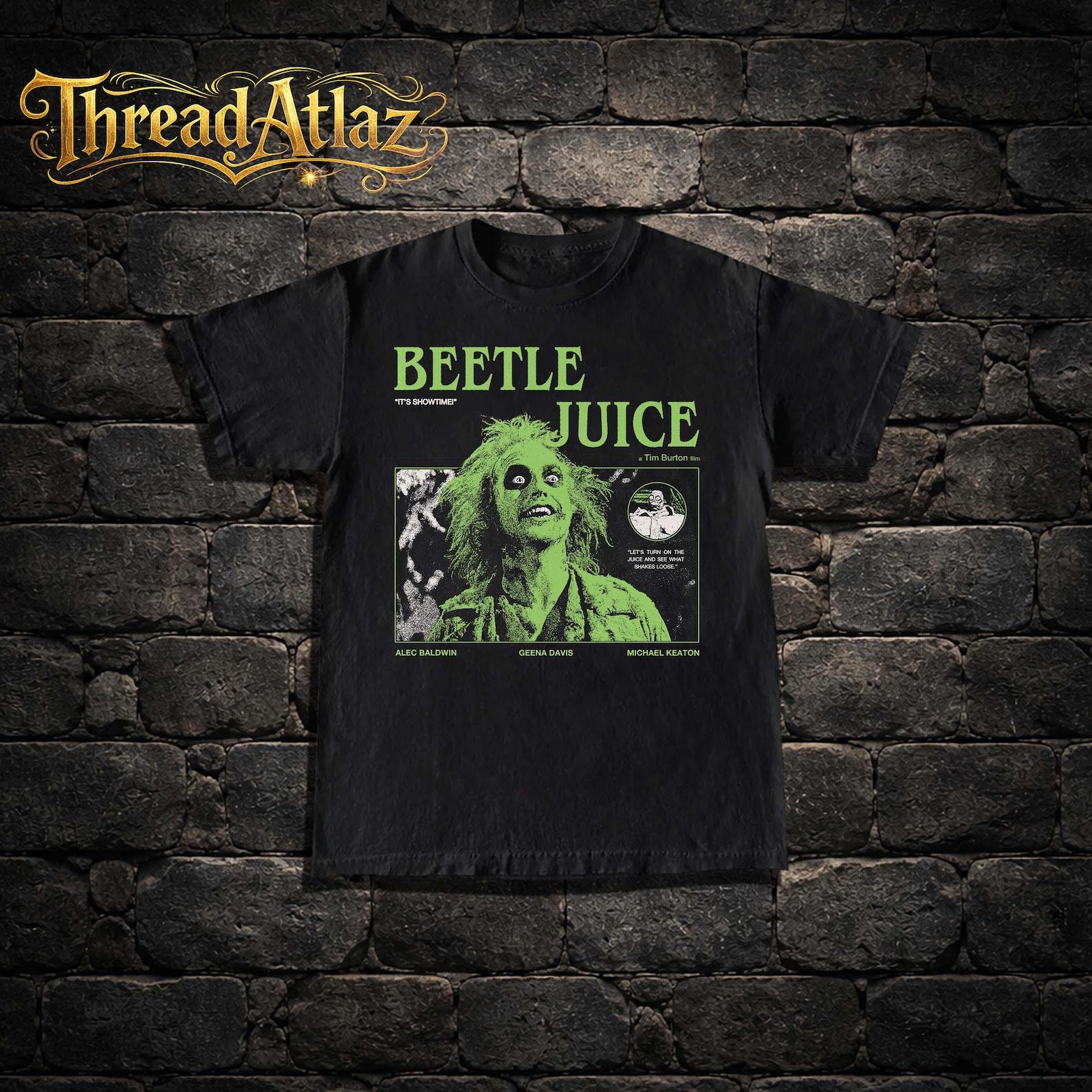 Beetlejuice Movie T-Shirt: Vintage Horror Unisex Graphic Tee 4XL