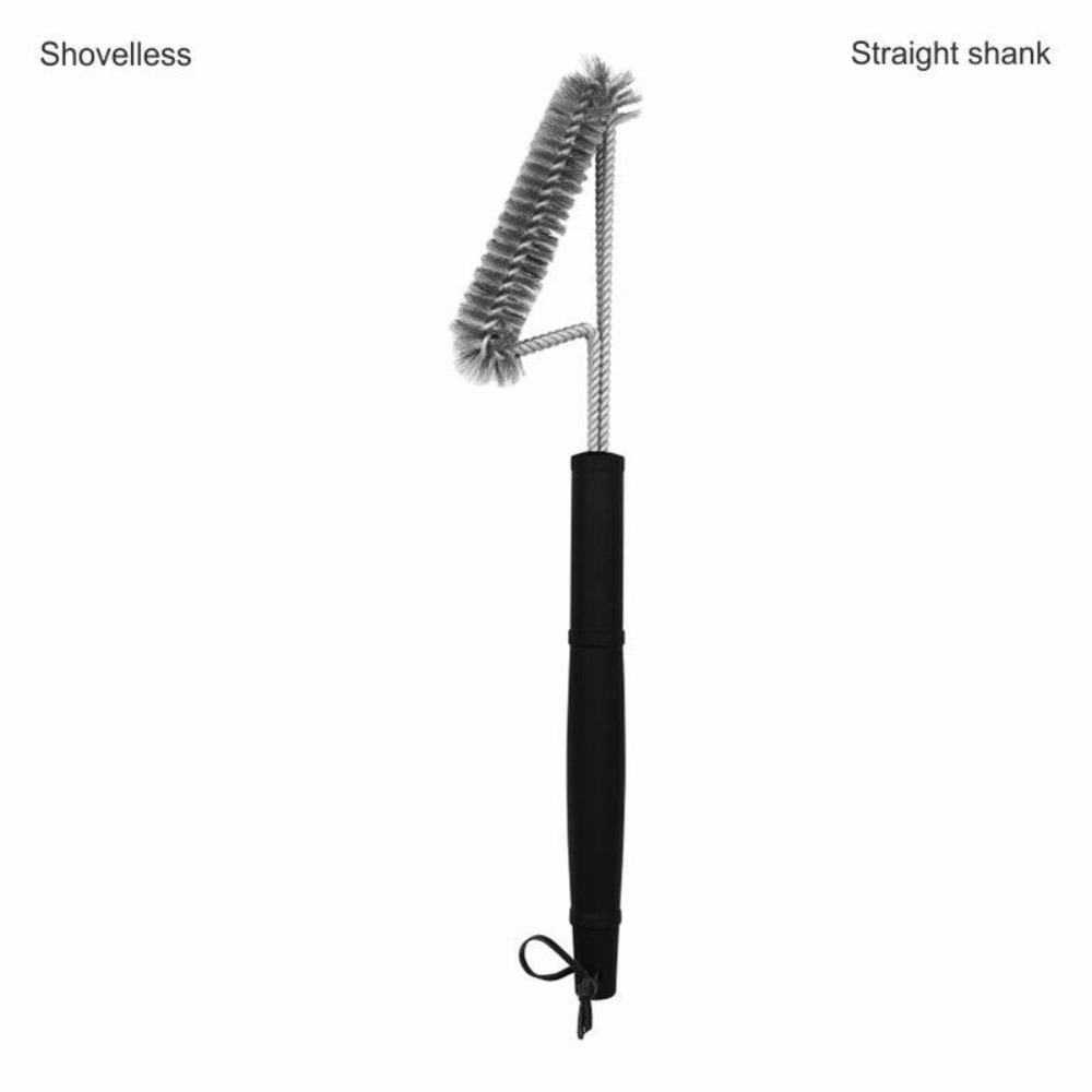 

BBQ BBQ brush Steel wire brush 18 inch three-layer cleaning brush Oven cleaning three-head brush BBQ tool brush