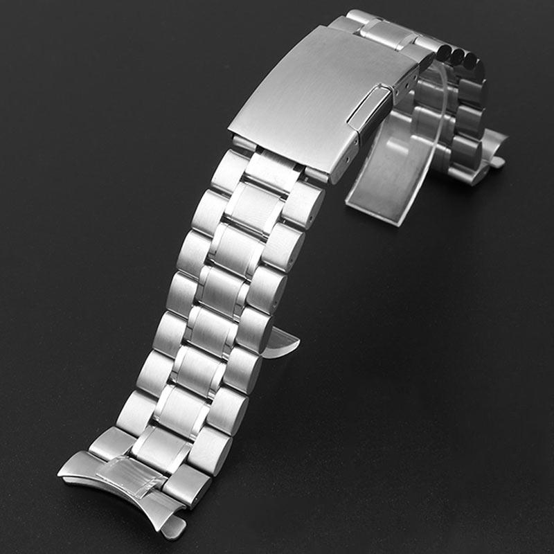 

18mm 20mm 22mm 24mm Stainless Steel Watch Band For Casio EDIFICE Series EFV-540 EFV-500 BEM501 MTP-1375 EFB-650 Watch Band Strap 24mm