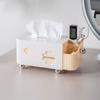 Large Capacity Desktop Storage Box Space Saving Napkin Dispenser Creative Tissue Box  Office