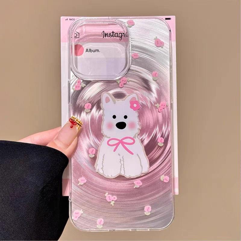 

IMD Cyclone Phone Case Puppy Phone Protective Cover for 15pro Phone Case for IPhone Cooling Phone Case For iPhone 16PROMAX