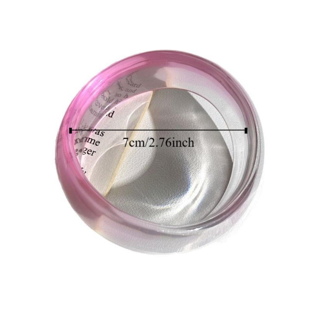 Transparent Jelly Color Wide Bracelet Gradient Geometric Irregular Bangle  Girls