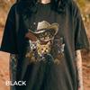 Cowboy Cat Funny Western Comfort Tee