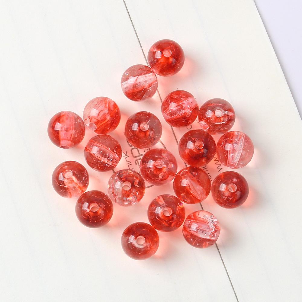 

50pcs 8 10 mm Acrylic Imitation Stone Beads Lot for Necklace Findings Loose Spacer Beads Bracelet Bulk Diy Jewelry Accessories 8mm