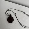 Wooden Hip Flask Necklace: Retro Choker & Long Sweater Chain for Women