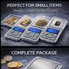 High Precision Mini Pocket Scale 500g/0.01g, Portable Digital Jewelry Scale, Accurate Small LCD Weighing Device for Easy Carry