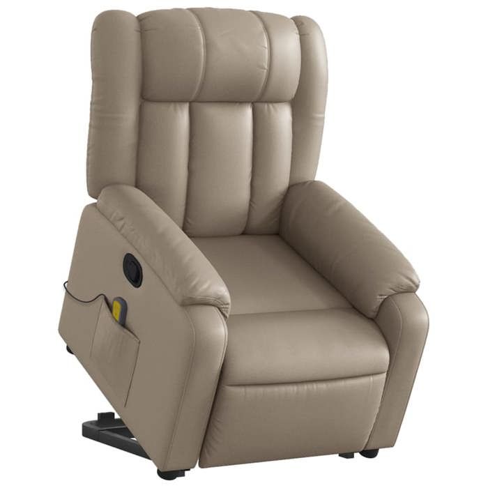VidaXL Reclining Massage Armchair, Relaxation Chair with Backrest, Seat with Armrests, Living Room TV Armchair, 3205277