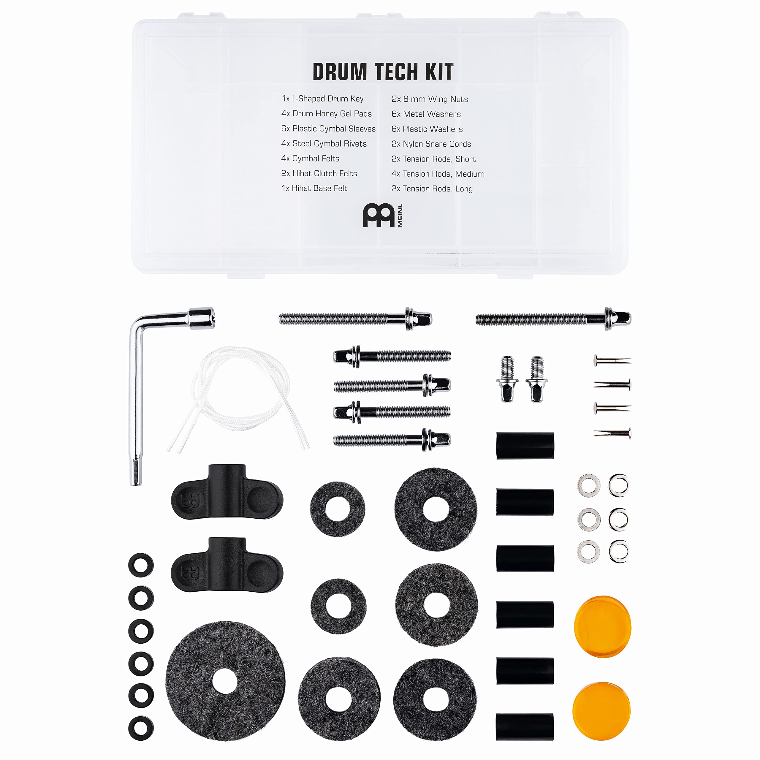 

MEINL Drum Tech Kit MDTK, набор инструментов для обслуживания барабанов и запчастей