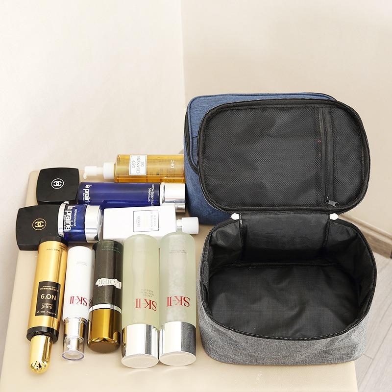 Simple Large Capacity Handheld Travel Storage Waterproof Toiletry Cosmetic Bag