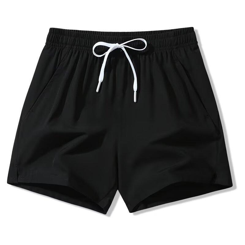 Shorts Men's Summer Loose Ice Silk Pants Men's Thin Casual Quick-drying Running Sports Fitness Three-point Pants for Women