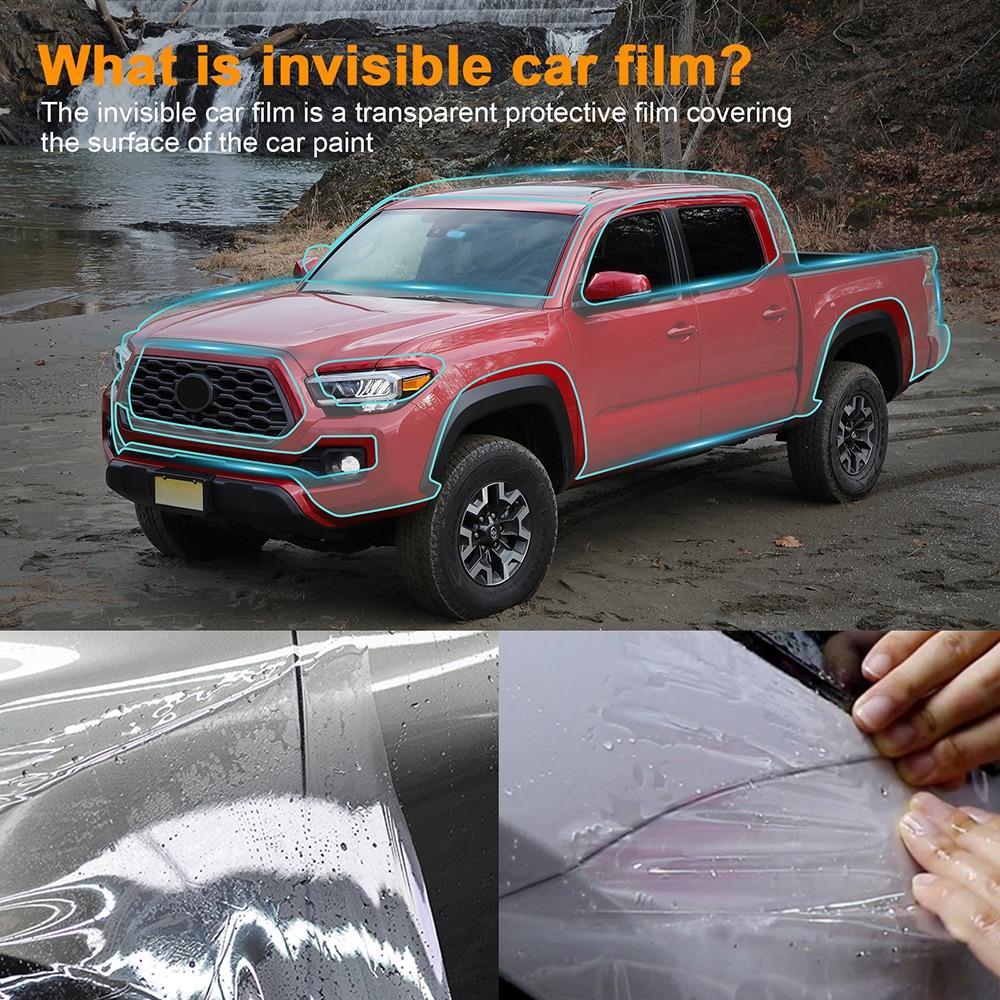For Toyota Tacoma 2016-2023 Car TPU Invisible Paint Protection Film Anti-Scratch Self-Healing Clear Modification Accessories