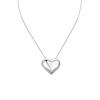 Kpop Love Heart Pendants Necklace for Women Aesthetic Fashion Korean Style Necklaces Snake Bone Chain Y2k Jewelry Birthday Gifts