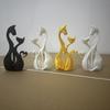 Nieuwe Populaire 3D Geprinte Elegante Kat Beeldje Ring Schaal, Creatief En Nieuw Speelgoed Hand