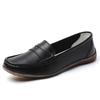 New Casual Sneakers Low-Heeled, Comfortable And Fashionable Genuine Leather Leather Shoes For Casual Work Women