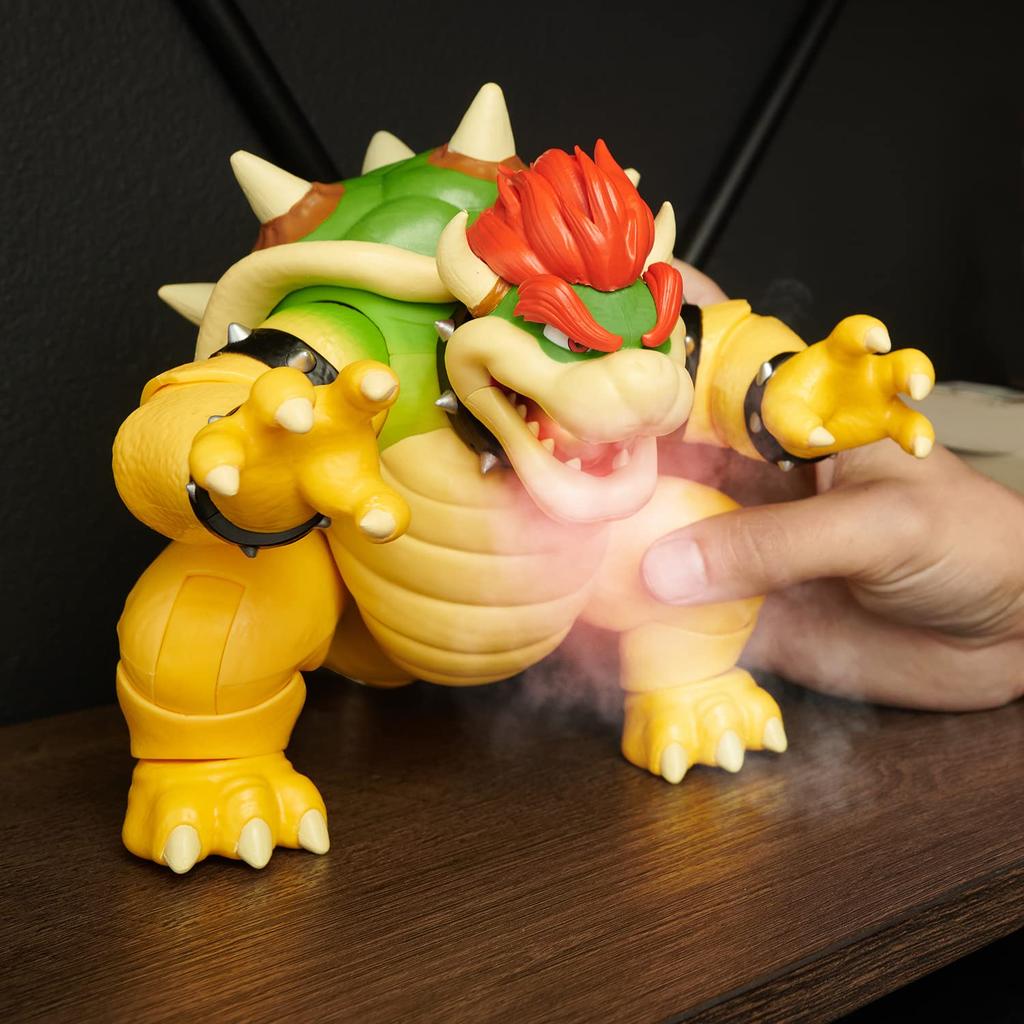 Sanei Boeki Süper Mario Filmi DX Bowser Aksiyon Figürü W18 x x Çeşitli Bros. Figür, D18.5 Y18cm, Ürün, TSM-05