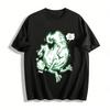 Aw Jeez Ghost Print Tshirt Casual Top For Men And Women Pure Cotton T-shirt