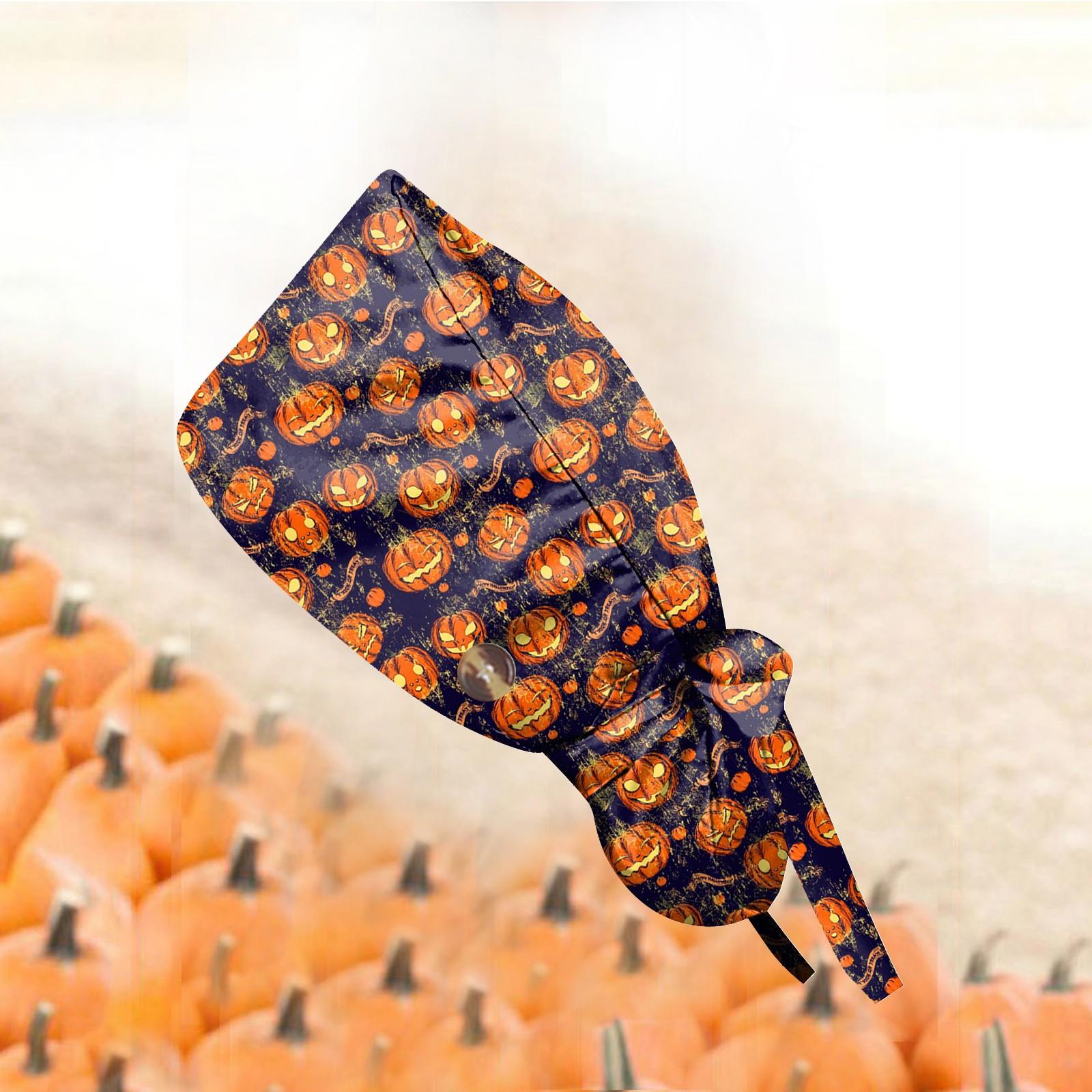 Модная рабочая кепка с принтом на Хэллоуин — фото 9