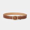 Meier Pure copper buckle handmade genuine leather belt female first layer cowhide casualeasiest for match women's belt