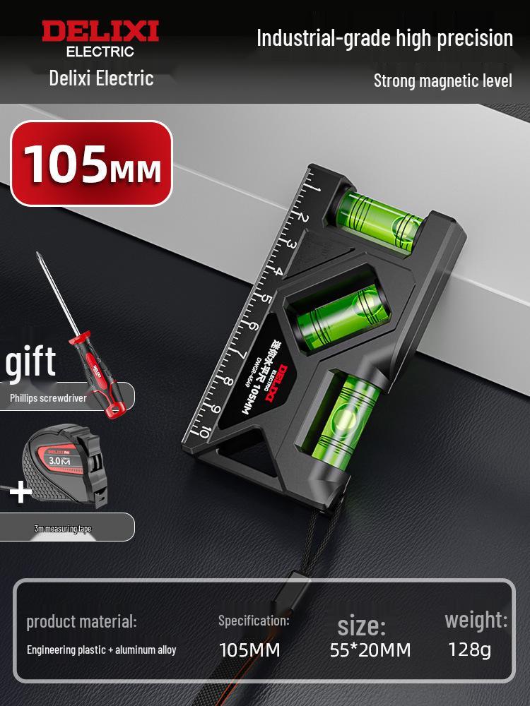 Delixi Hochpräzisions Mini Magnetischer Wasserwaage