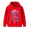 Kinder Jungen Mädchen Pullover Hoodie, Lustiger Digitaler Zirkus Cartoon Charakter Druck Lässiges Langarm Kapuzenpullover für Tägliches Tragen, Schule und Draußen