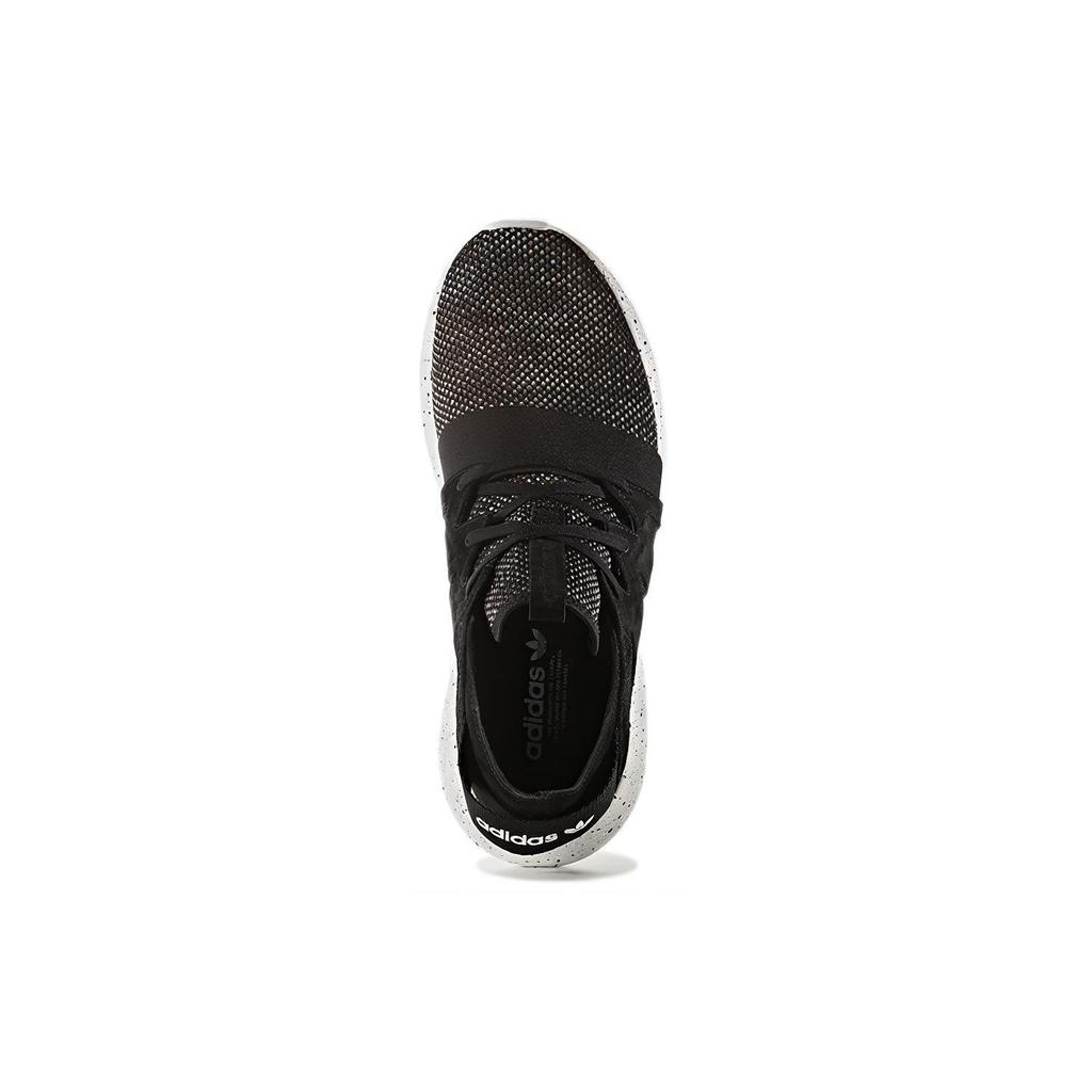 Adidas Originals Tubular Round Toe Lace-Up Durable Breathable Low-Top Lifestyle Shoes Women sneaker Carbon-Black BB2064
