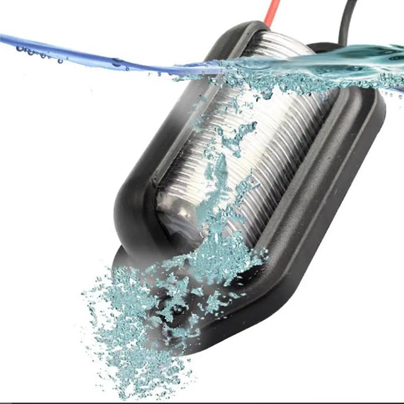 2PCS Car Van Bus Trailer Tail/Side Light Bulb 6LED Truck License Plate Light 12-24V Waterproof Good Car  Accessories