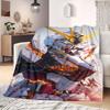 Gundam Exia 00 Flannel Blanket Warm,Comfortable,Suitable for Bedrooms,Sofas,Beds,Chairs,Picnics,Travel