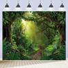 2D Magical Jungle Tapestry for Living Room, Bedroom & Greenery-Inspired Home Decor