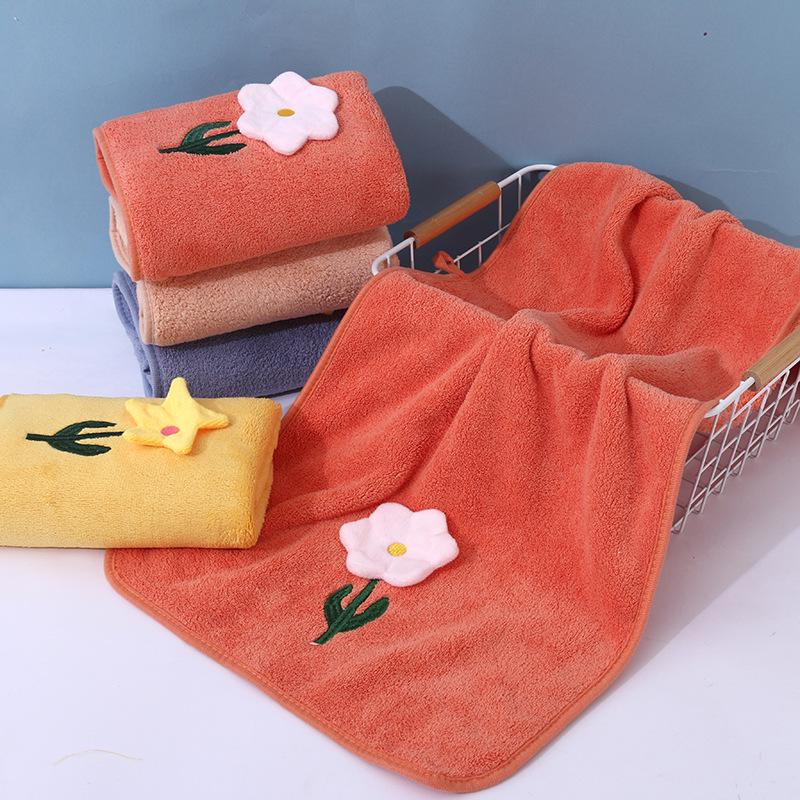 

Катионное впитывающее полотенце для лица из кораллового флиса 35x75 cm