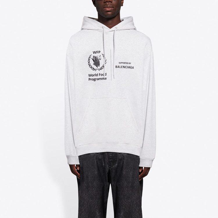 Balenciaga Sweatshirt Regular Fit Men's Light Gray 600583TJVK41167