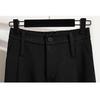 Spring Vintage High Waist Wide Leg Pants Plus Size Women Loose Elastic Casual Trousers Basic Solid Black Long Pants 5XL