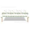 Sage-Patterned Paper Plates, Eucalyptus-Leaf-Themed Disposable Cups, Napkins, Tablecloths, and Wedding & Birthday Party Tableware Sets