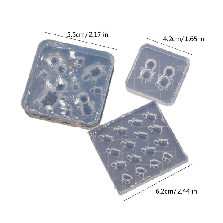 Lovely Designs Sturdy Silicone Mould for Candle and Soap Crafting Portable for Turtles Handmade Gifts and Ornaments