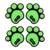 4Pcs Cute bear's-paw Car Door Edge Guard Strip Scratch Protector Anti-collision Corner Bumper Protective Sticker Decoration