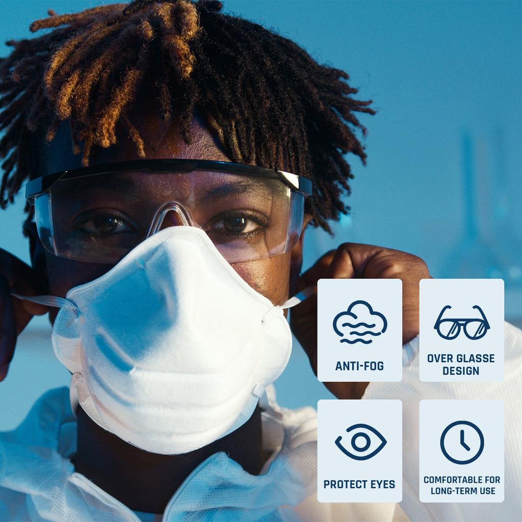 Z87.1 Safety Goggle Anti Splash Dust Proof Construction Work Lab Eyewear Eye Protection Industrial Research Safety Glasses