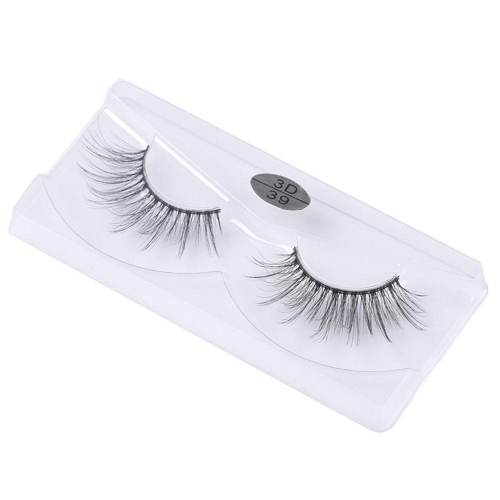 3D Faux Mink Fur False Eyelashes - Single Pair Packaging