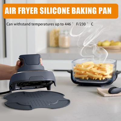 Suporturi din silicon Yousheng pentru friteuză cu aer Ninja Crispi, rezistente la căldură, suporturi fierbinți triunghiulare, suporturi oală rezistente la căldură, ustensile de bucătărie
