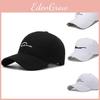 Duck Solid Cap Color Letter Embroidery Female Spring Summer Shade Breathable