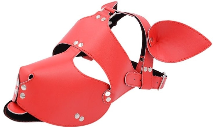 Masque Puppy Madhood Rouge - Kinky Puppy - Puppy Play, Dildos Queue